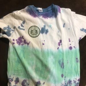 Shiz university shirt tie dye